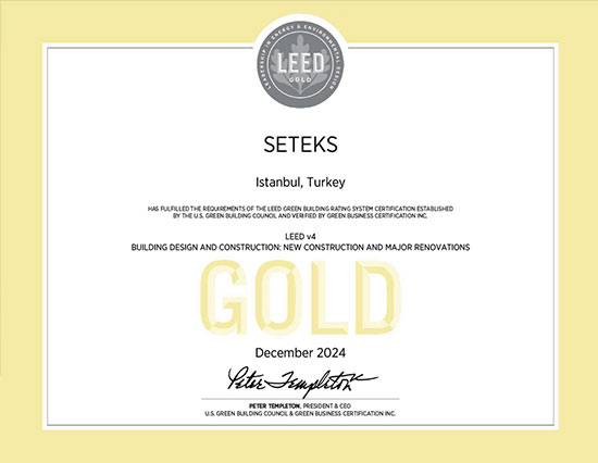 Leed Certificate